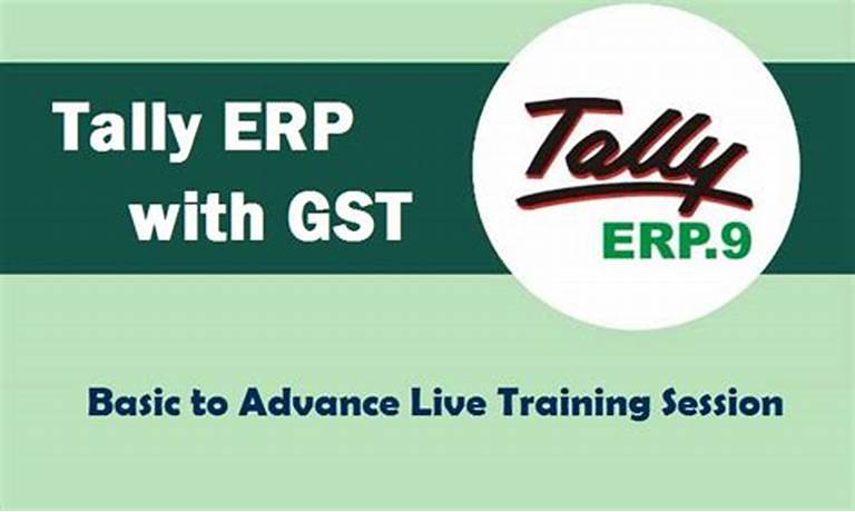 CERTIFICATE IN EXPERT TALLY ERP.9 WITH GST AND PAYROLL