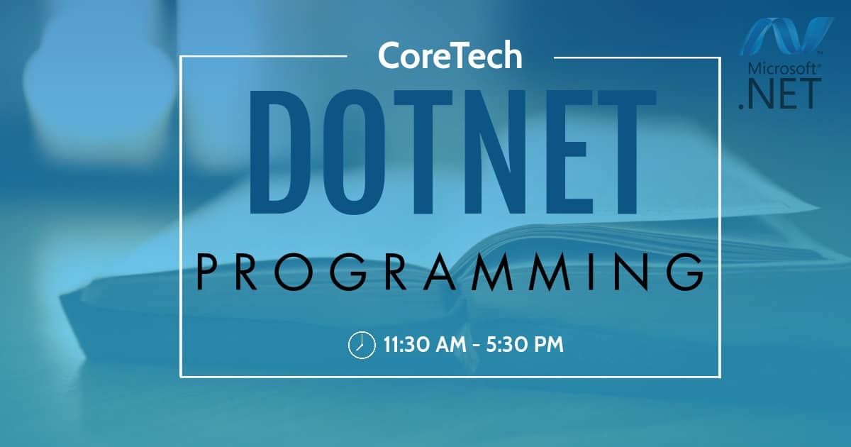 CERTIFICATE IN DOTNET PROGRAMMING